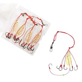 Carp Fishing Baits Hook Lure Trap Hooks with Spring Feeder Coarse Fishing Tackle (13#)