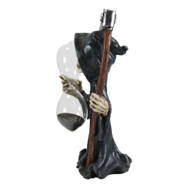 Ebros Time Waits for No Man Grim Reaper with Soul Scythe Sand Timer Figurine
