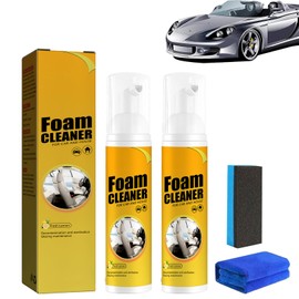 Generic Magic Foam Cleaner, Multi-Purpose Foam Cleaner, All-Purpose Household Cleaners, Car Interior Cleaner, Leather Decontamination, Suitable for Car House and Kitchen (2pcs-60ml)