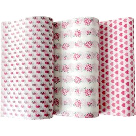 Bethany Home 150 Pack Wax Paper Cooking Sheets Baking Paper Oilproof Paper Wrapping Christmas Wax Paper Sheets Sandwich Wrap Paper Wrapping Tissue Food Basket Food Picnic Paper (Valentine's Day Theme)
