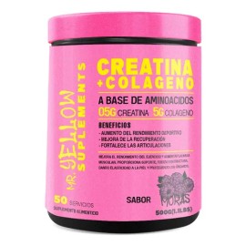 Suplemento Monohidratada Creatina  Colágeno Mr. Yellow 500g                                                                                           