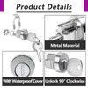 3 Set Mailbox Locks Compatible with L-1172C/C9100 Mailbox Lock |