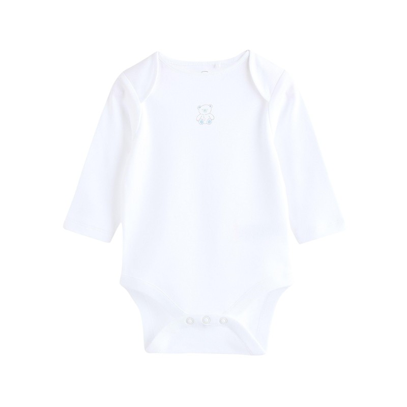 NEXT 5 Pack Bear Long Sleeve Bodysuits, blue
