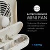 O2 COOL Treva 5 Inch Portable Battery Powered Fan Compact