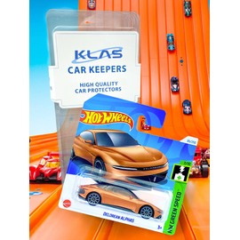 Hot Wheels Delorean Alpha5 (Bronze) 7/10 HW Green Speed - 2024-85/250 (Short Card) - COMES IN A GENUINE KLAS CAR KEEPER PROTECTOR CASE - HTD32