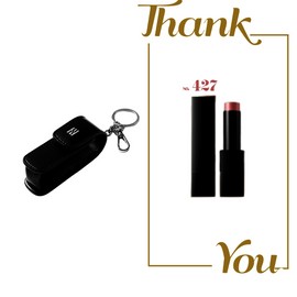 Hera Black Keyring + Hera Rouge Clash No. 427 Pink Allure Mini 1.1g Set / 헤라 블랙 키링+헤라 루즈클래시 427호 핑크얼루어 미니 1.1g 세트