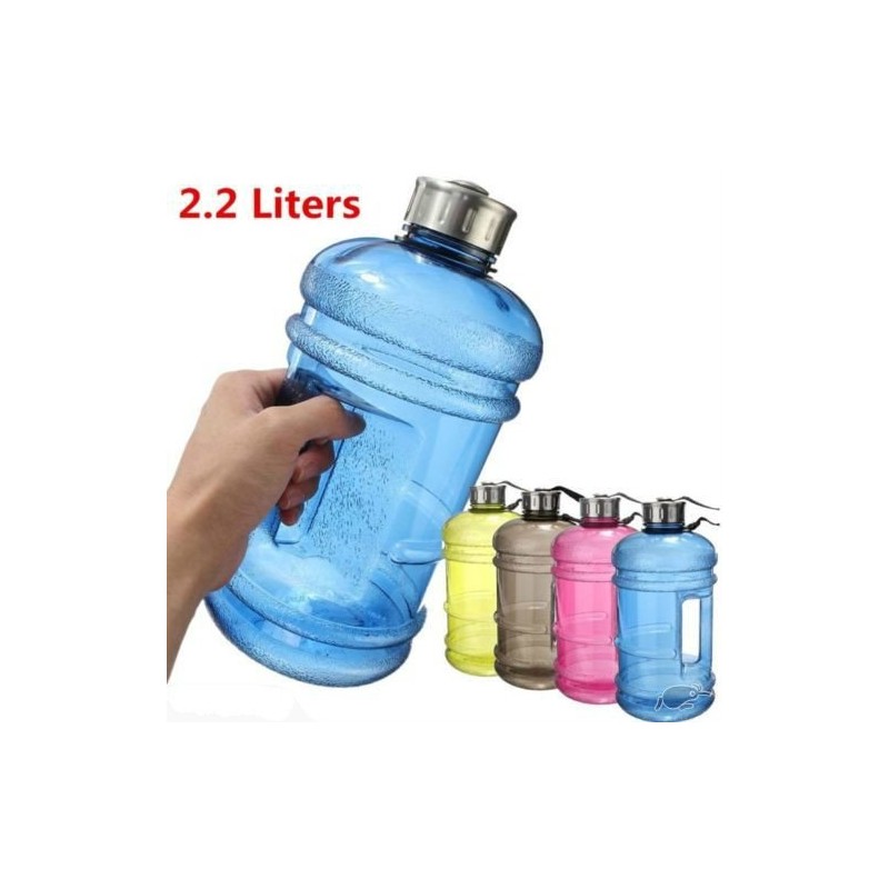 icase4u 2.2L BPA Free Sport Water Bottle Durable & Extra