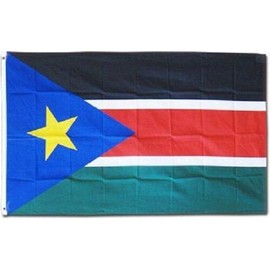 JumpingLight 3x5 South Sudan Flag 3x5 House Banner Brass Grommets Super Polyester - Quality Flags