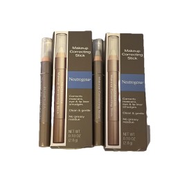 Neutrogena Makeup correcting Stick, Clean & Gentle, Pack of 2, Net Wt. 0.10 oz