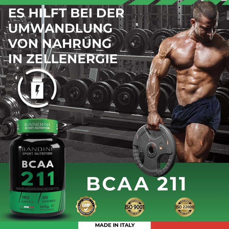 BANDINI® BCAA 211 150 Tablets, BCAA 2.1.1 Branched Chain Amino