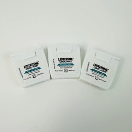 Johnson & Johnson 3 Listerine Reach Gentle Gum Care Cool Mint Mint Floss 5yd Sample
