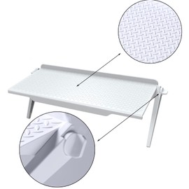 2 x Monitor TV Top Shelf, Display Holder for Flat Screen TV, Screen Top Shelf, for Flat Screen TVs, Computers