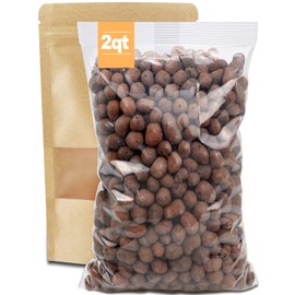 Expanded Hydroponic Clay Pebbles 2.5qt, 2 lb, 8mm-12mm, Natural Organic Flower Orchid Plant Grow Media, Porous Stones for Hydroponics, Drainage, Decoration, Aquaponics and Other Gardening Essentials