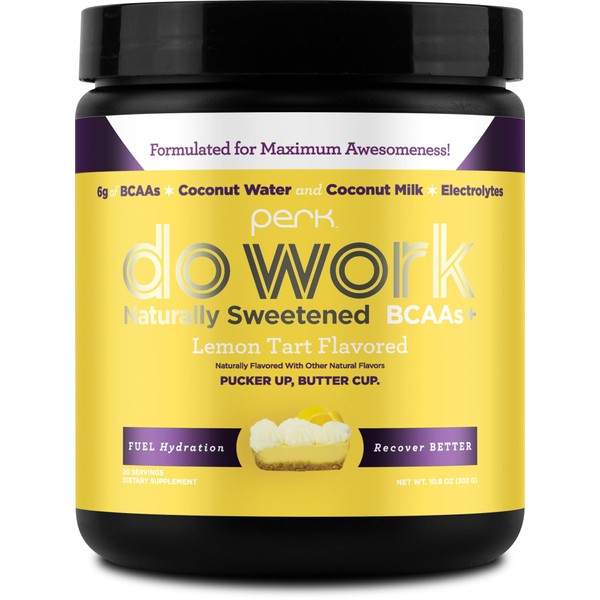 Perk Perk Do Work BCAAs + Hydration Electrolytes Powder (Naturally