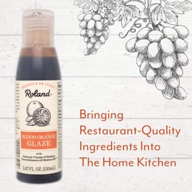 Roland Foods Blood Orange Balsamic Vinegar Glaze, Specialty Imported Food, 12.9-Ounce