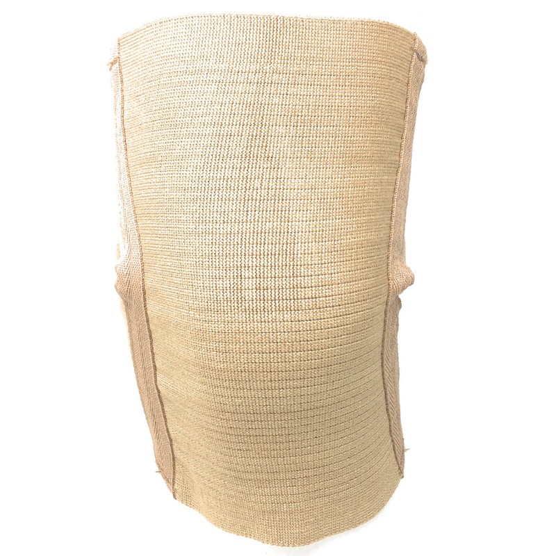 CHAMPION Knee Support Criss-Cross Style Knit Elastic, Beige, Small