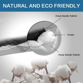 Futon Cover Reversible Sofa Slipcover Furniture Protector Water Resistant 2 Inch Wide Elastic Straps Futon Sofa Bed Pets Kids Dog Cat Fit Sitting Width Up to 70"(Futon, Black / Grey)