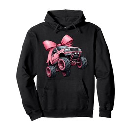 Coquette Bow Rc Truck RC Racing Remote Control Girl Mom Pullover Hoodie