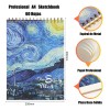 Cuaderno De Dibujo Libretas Profesional Sketchbook 60 Hojas