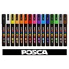 POSCA Uni-Ball Uni PC-5M Tempera Marker 15 Assorted Colours Professional