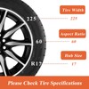 Snow Chains, 225-295mm Universal Tire Chains for Car, SUV, RV,