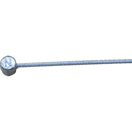 Nissen Cable Kabushiki Gaisha Nissen Cable NI201 Slick Stainless Steel Inner for Brakes MTB 39.4 inches (1000 mm)