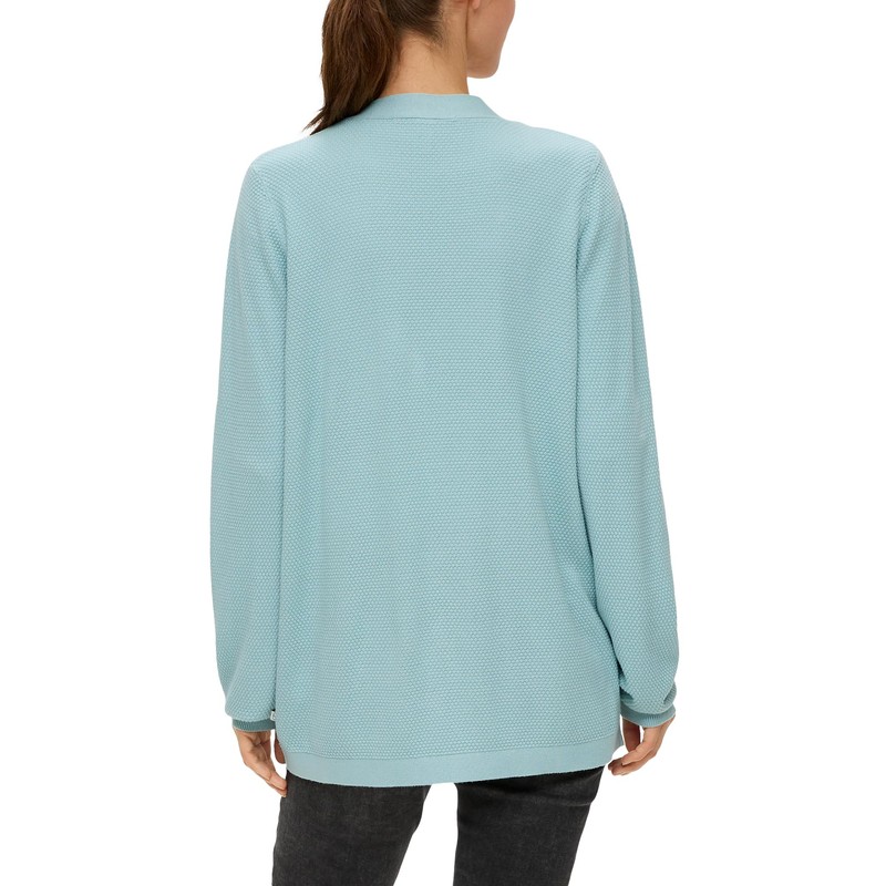 s.Oliver Women's Cardigan, turquoise, S