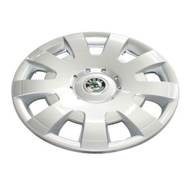 Skoda 3T0601147MHB Wheel Trim 16 Inch 7Jx16 Steel Rim Silver