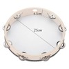 Tambourine for adults 10 inch Hand Held Drum Bell Birch