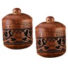 Baluue 2pcs DIY Wood Lantern Sachet for Aromatherapy Decorative Incense