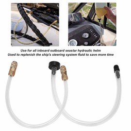 Boat Bleed Kit Filler kit Compatible with Seastar Hydraulic Steering Systems Tube Hose Filler Tube Marine Accessories for Seastar Hydraulic Helm