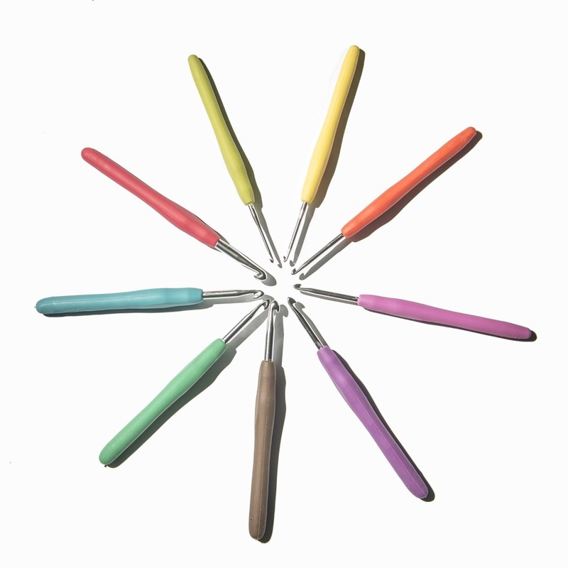 Ergo Hooks Ergonomic Crochet Hooks Cushion Grip for Ultimate Comfort
