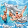3 Pack 40 Inch Inflatable Shark Large Blow Up Shark