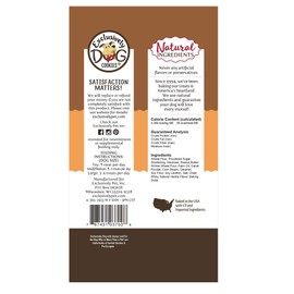 Exclusively Dog Sandwich Cremes Peanut Butter & Carob Flavor, Brown, 8 oz