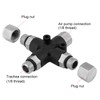 1/8 3 Way Airbrush Air Hose Manifold Adaptor Splitter for