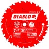 Diablo D0724A 7-1/4" 24T Diablo™ Circular Saw Framing Blade