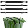 4PCS Trash Can Lid Lock for Animals, Adjustable Garbage Can