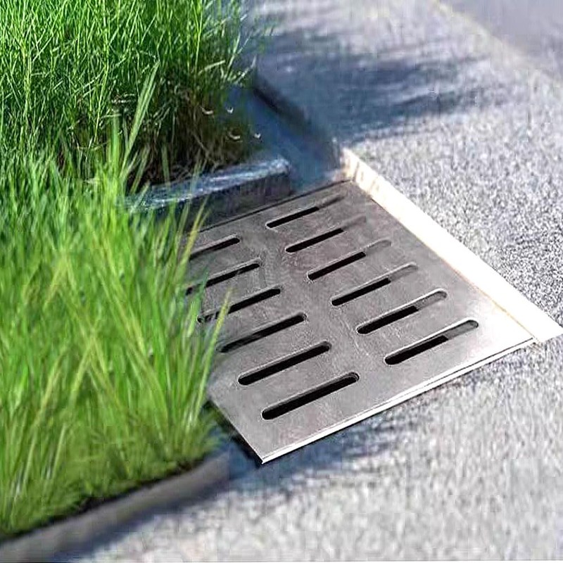 WUXIANCILANG Drain Grate Covers Outdoor Large; Outdoor Drain Cover; Stainless