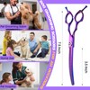 JASON 7.5" Curved Chunkers Shears - Professional Dog Scissors for