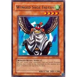Yu-Gi-Oh! - Winged Sage Falcos (PGD-072) - Pharaonic Guardian - 1st Edition - Rare