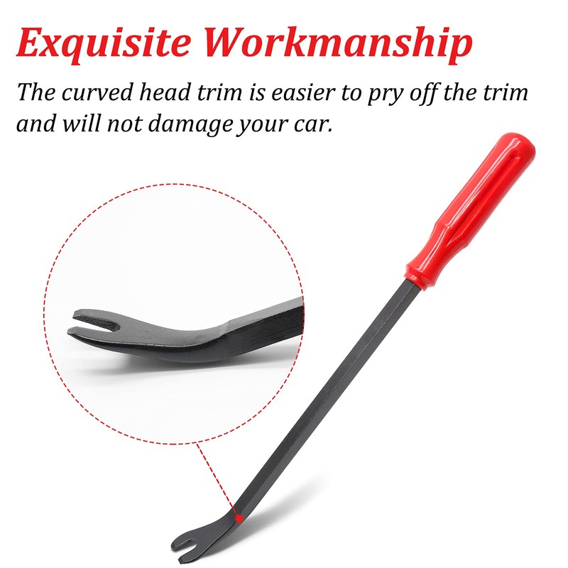 LDEXIN 30CM (11.8 Inch) Plastic Fastener Remover Clip Removal Tool,