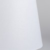 QAZQA Linen Shade Round 25cm DS E27 Linen White, Round