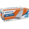 Marathon Multifold Paper Towels, 4000 CT, 1-Ply, White