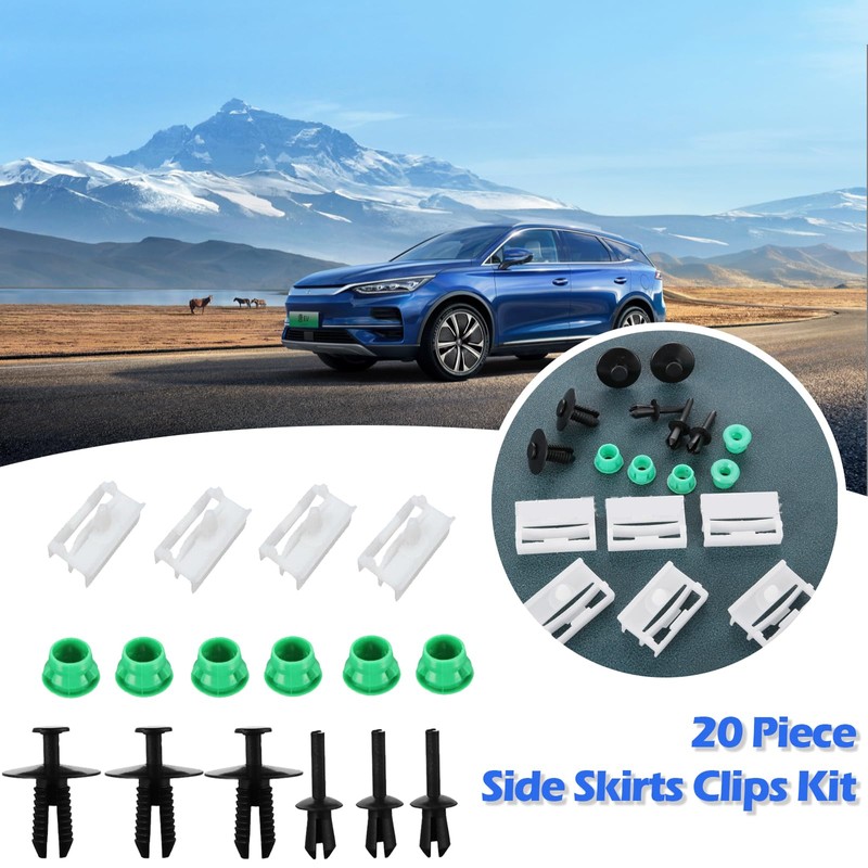 Pack of 20 Side Skirts Clips Kit E46 Side Skirts
