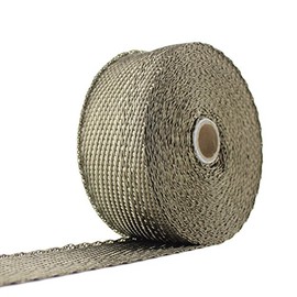JCP Heat-Resistant Header and Exhaust Pipe-Wraps (Silicone Impregnated, 2 Inch Thick x 50 Foot Length)