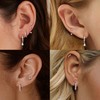 Sanfenly 14K Gold Plated Earring Sets for Women Dainty Stud