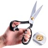 Left-Handed Sewing Fabric Scissors, 10 Inch Dressmaking Taior's Shears-Electroplated Finishing