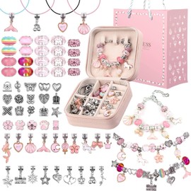[Cascais] DIY Kit, Charm Bracelet, Handmade Kit, Girls, Crafts, Accessories, For Girls 6 Years Old and Up, Craft Projects