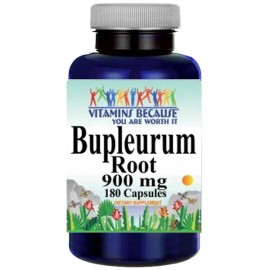 Vitamins Because Bupleurum Root 900mg 180 Caps