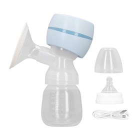 Electric Breast Pump High Suction Painless Low Noise Hands Free Breast Pump for Breastfeeding Blue